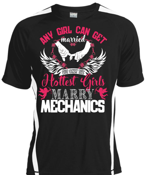 A black t-shirt with the shopify logo