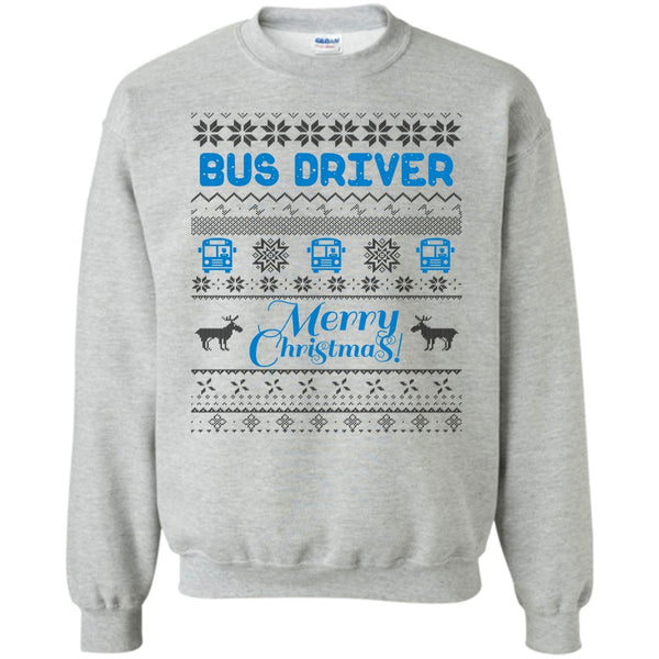 Gift For Merry Christmas T Shirt, Bus Driver Merry Christmas Sweatshirt