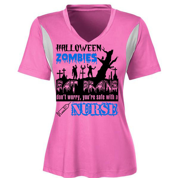 Halloween Zombies Eat Brains T Shirt, Wait For Halloween T Shirt, Awesome T-Shirts