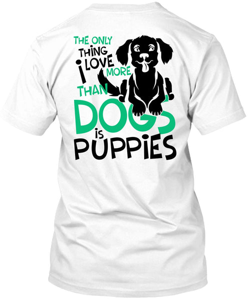 A black t-shirt with the shopify logo