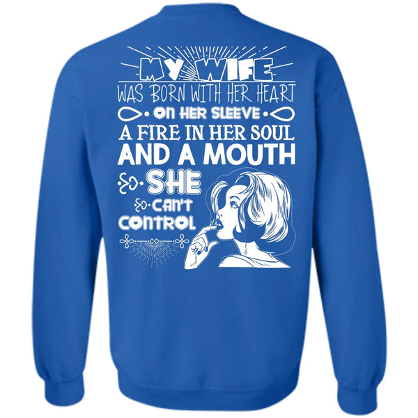 Fire In Her Soul T Shirt, I Love Wife Sweatshirt