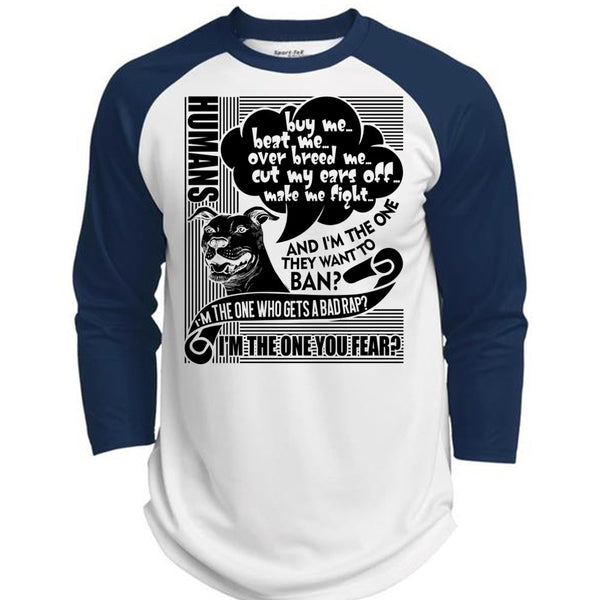 I'm The One You Fear T Shirt, I Love Dog T Shirt, Awesome T-Shirts  (Polyester Game Baseball Jersey)