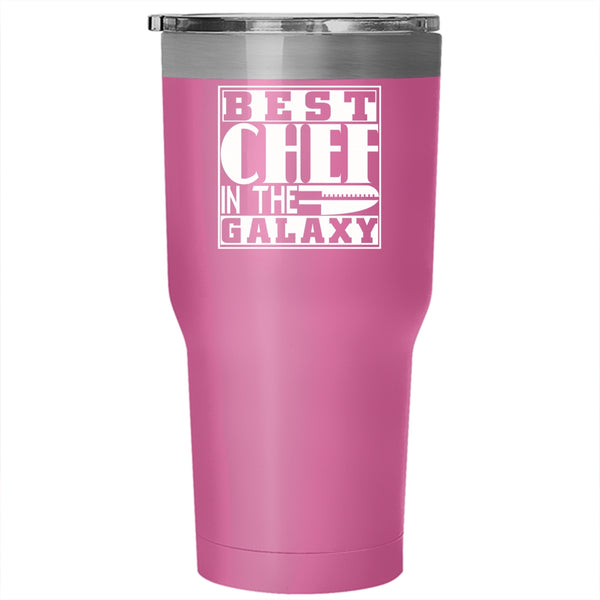 Best Chef In The Galaxy Tumbler 30 oz Stainless Steel, Awesome Gift For Chef Travel Mug