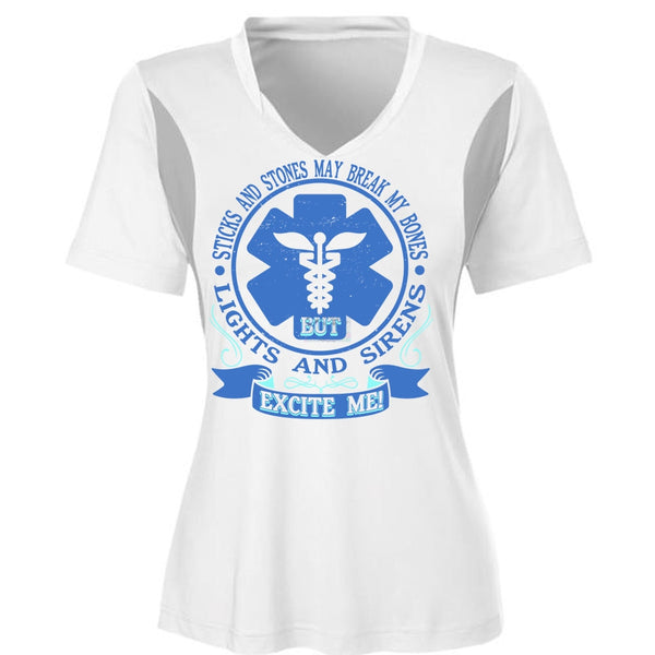 Lights And Sirens Excite Me T Shirt, I Love Nursing T Shirt, Awesome T-Shirts