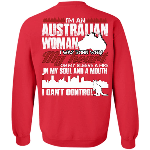I Can't Control T Shirt, I Love Australian Sweatshirt