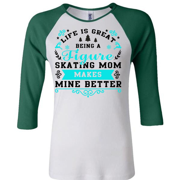 Being A Figure Skating Mom T Shirt, I Love Mom T Shirt, Awesome T-Shirts