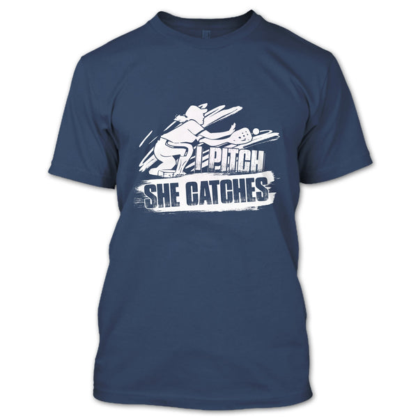 I Pitch She Catches T Shirt, I'm A Baseball Player T Shirt