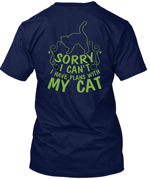 I Have Plans With My Cat T Shirt, I Love Cat T Shirt