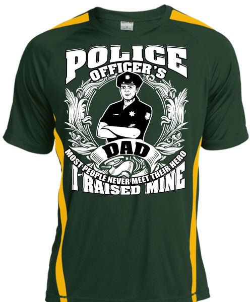 Police Officer's Dad T Shirt, Being A Police T Shirt, Cool Shirt