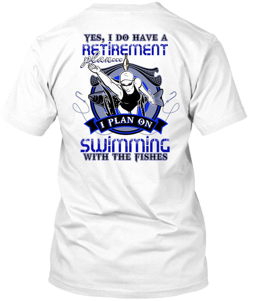 A black t-shirt with the shopify logo