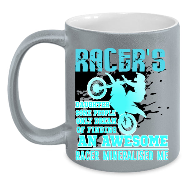 An Awesome Racer Coffee Mug, Racer's Daughter Accent Mug