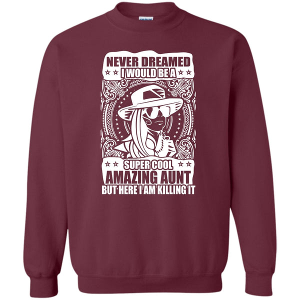 Coolest Aunt T Shirt, Gift For Aunt Sweatshirt