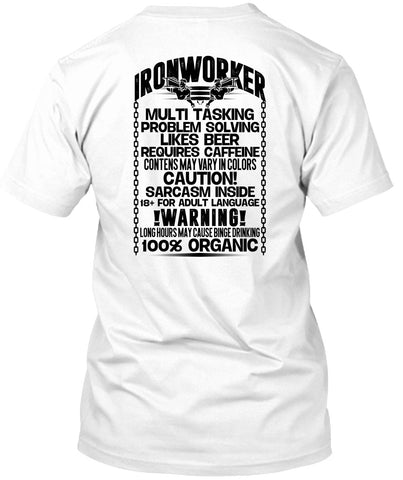 A black t-shirt with the shopify logo