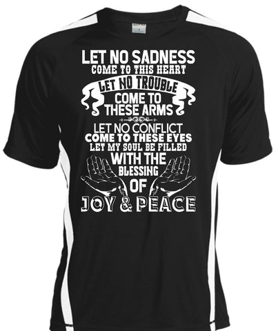 A black t-shirt with the shopify logo