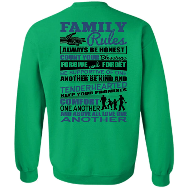 I Love Papa T Shirt, Family Rules Sweatshirt