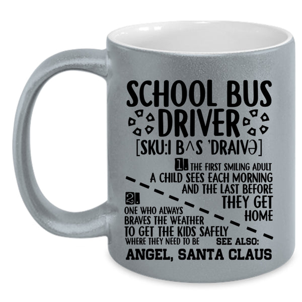 Cute Gift For School Bus Driver Coffee Mug, School Bus Driver Accent Mug