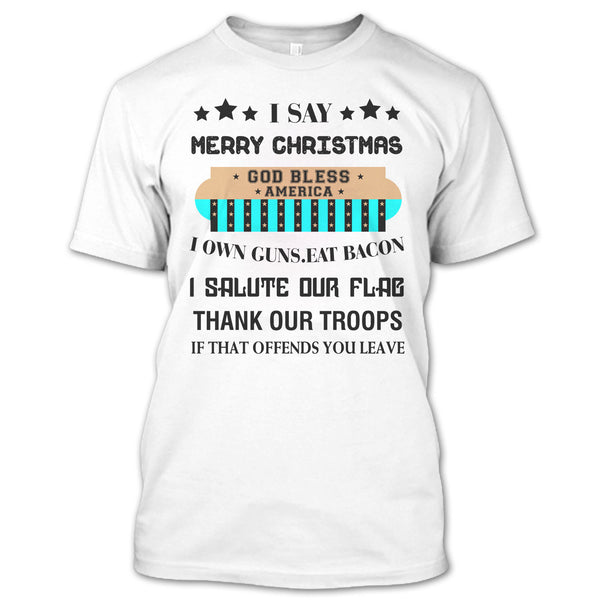 A black t-shirt with the shopify logo