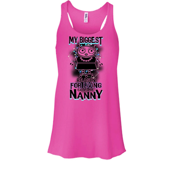 My Biggest Reason For Living T Shirt, Coolest Nanny Ever T Shirt, Awesome t-shirts