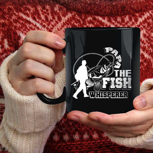 Papa Coffee Mug, Cool Fishing Dad Coffee Cup