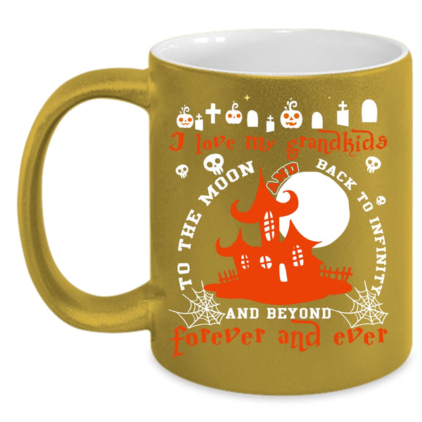 I Love My Grandkids Coffee Mug, Cute Gift For Grandparent Coffee Cup