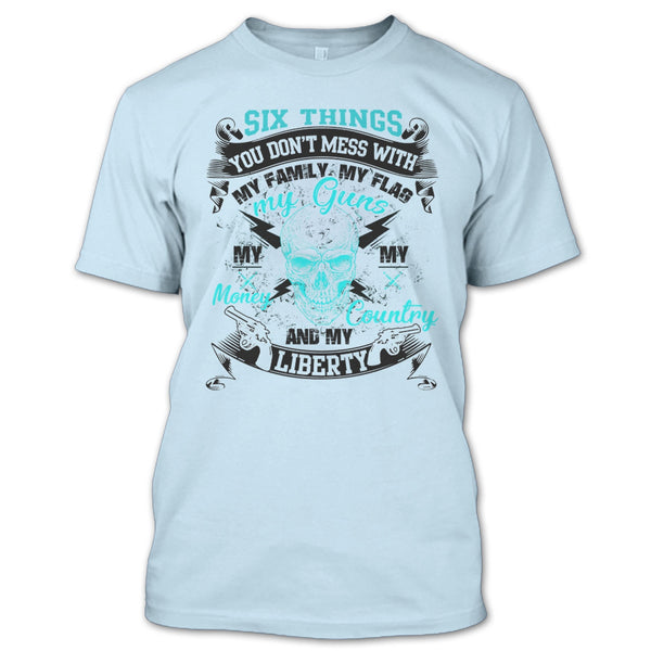 A black t-shirt with the shopify logo