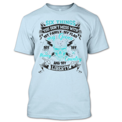 A black t-shirt with the shopify logo