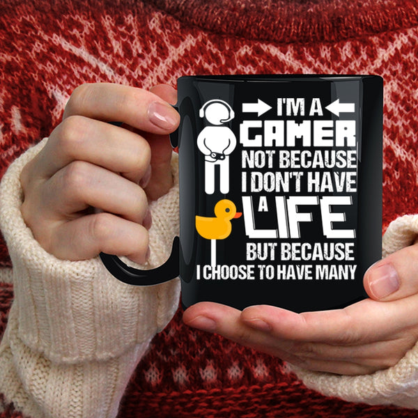 I'm A Gamer Coffee Mug, Awesome Gift For Gamers Coffee Cup