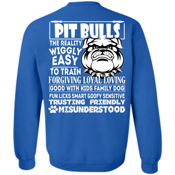 Good With Kids Family Dog T Shirt, I Love Pit Bull Sweatshirt
