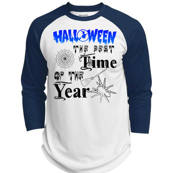 Halloween The Best Time Of The Year T Shirt, Wait For Halloween T Shirt, Awesome T-Shirts  (Polyester Game Baseball Jersey)