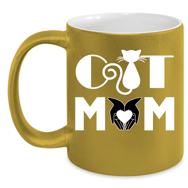 Cat Mom Mug, Cool Gift For Mom Cup