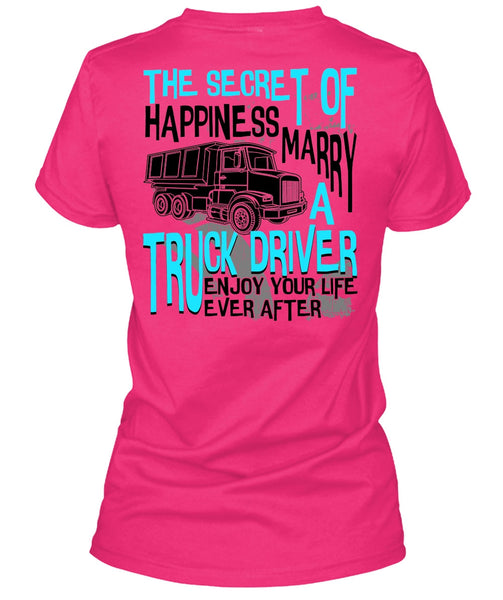 Marry A Truck Driver T Shirt, I Love Trucking T Shirt