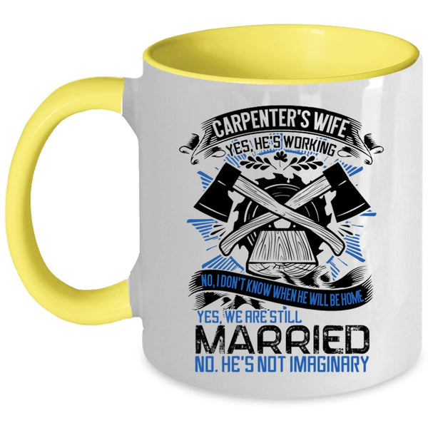 Awesome Carpenter's Wife Coffee Mug, Carpenter's Wife Accent Mug
