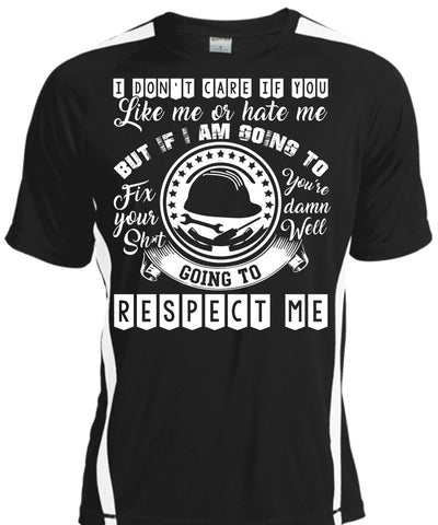 A black t-shirt with the shopify logo