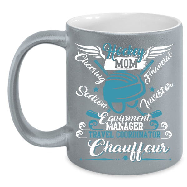 Hockey Mom Coffee Mug, Funny Gift For Hockey Mom Coffee Cup
