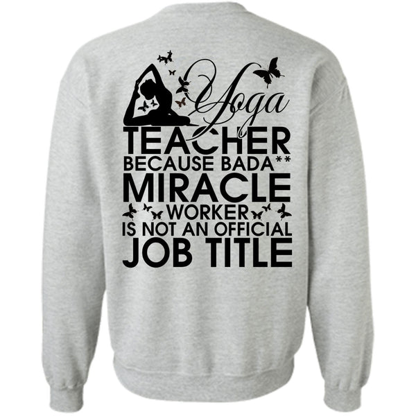 I Love Yoga T Shirt, Yoga Teacher Sweatshirt