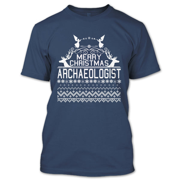 Merry Christmas Archaeologist T Shirt, Coolest Archaeologist T Shirt
