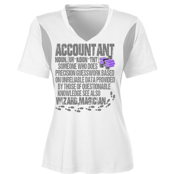 Who Does Precision Guesswork T Shirt, I Love Accountant T Shirt, Awesome T-Shirts