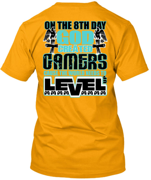 God Created Gamers T Shirt, I Love Gaming T Shirt
