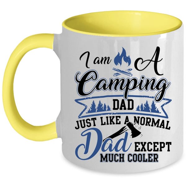 Best Gift For Camping Dad Coffee Mug, I Am A camping Dad Accent Mug