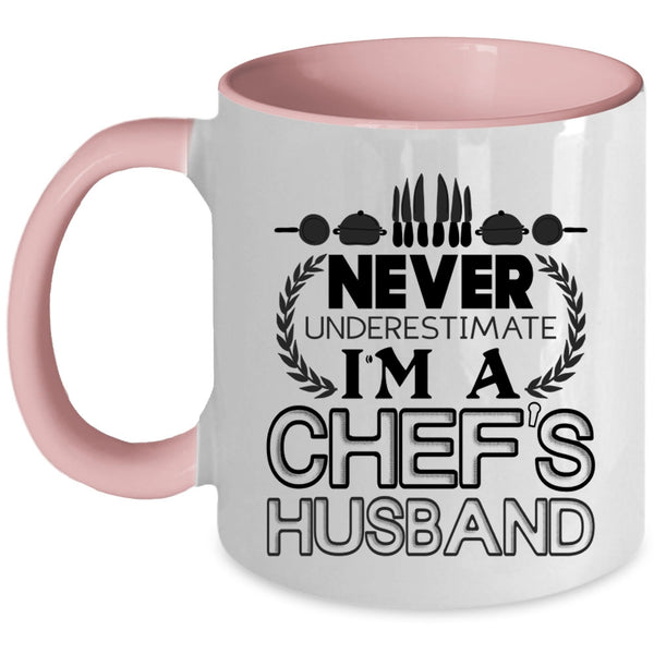 Gift For Wedding Coffee Mug, I'm A Chef's Husband Accent Mug