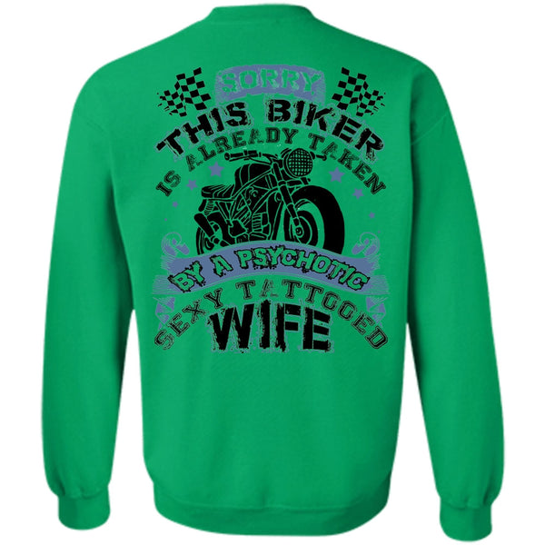 I Love Biker T Shirt, Tattooed Wife Sweatshirt