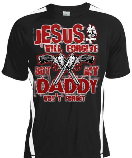 A black t-shirt with the shopify logo