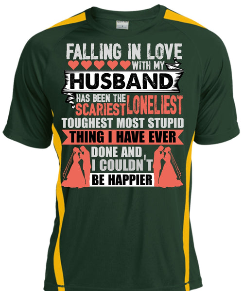 Falling In Love With My Husband T Shirt, I Couldn't Be Happier T Shirt, Cool Shirt