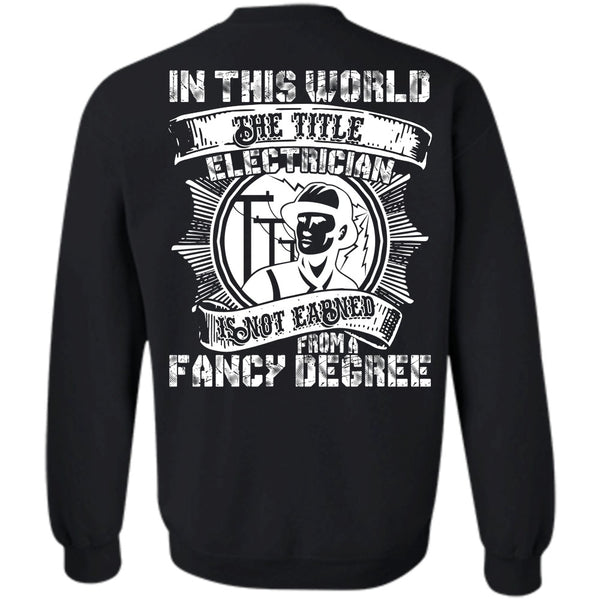 A black t-shirt with the shopify logo