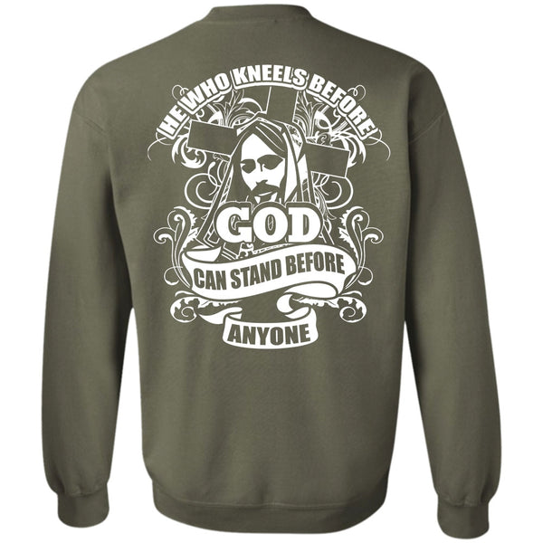 He Who Kneels T Shirt, I Love Jesus Sweatshirt