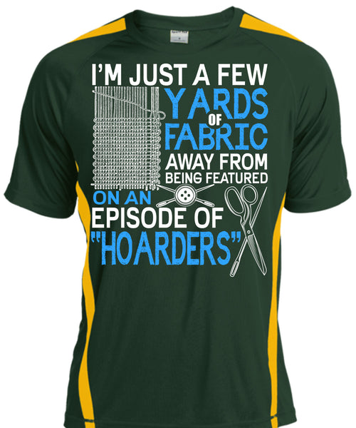 I'm Just A Few Yards Fabric T Shirt, Being A Knitter T Shirt, Cool Shirt