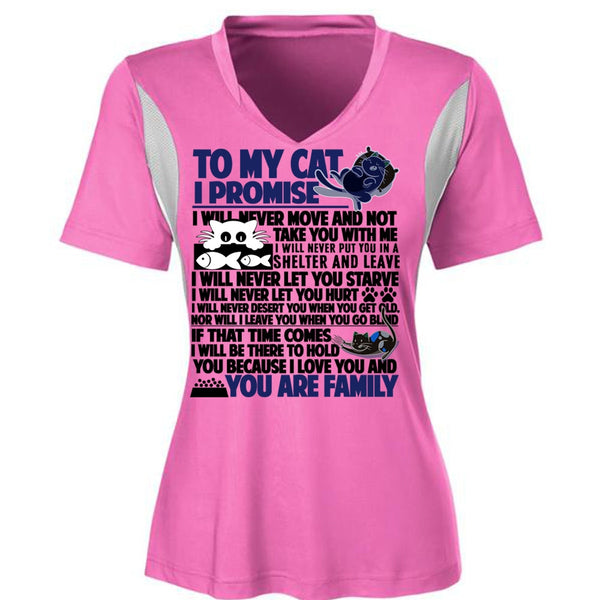 To My Cat I Promise T Shirt, You Are Family T Shirt, Awesome T-Shirts