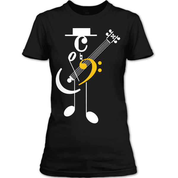 A black t-shirt with the shopify logo