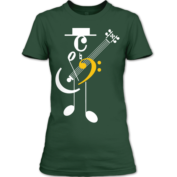 A black t-shirt with the shopify logo