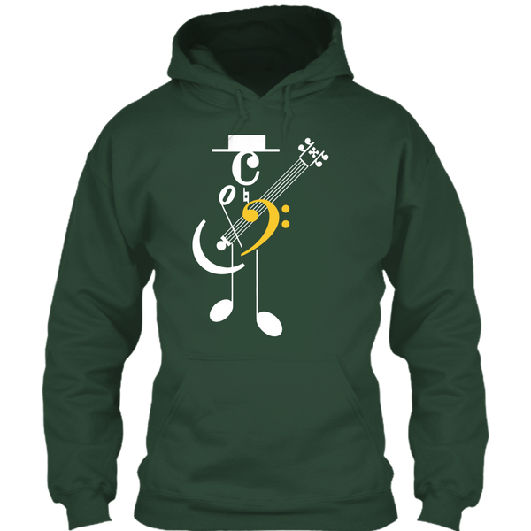 A black t-shirt with the shopify logo